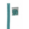 4 yards of 16mm zipper chain and 16 Extra-Large Coordinated Pulls Turquoise