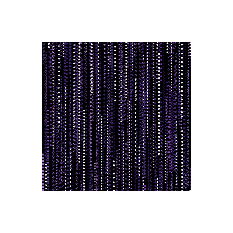 Shimmering Twilight - Twilight Rain Black - Fatquarter