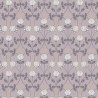 Honey Bee Clover on warm lavender with gold metallic