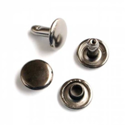 Medium Rivets 8mm Gunmetal