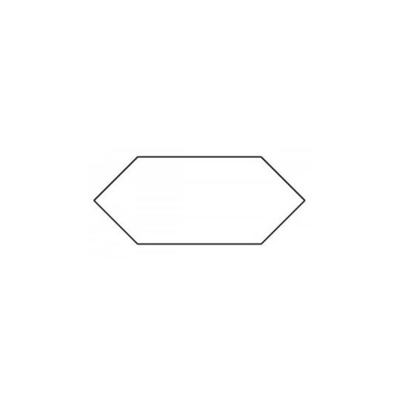 2in Elongated Hexagon Papers