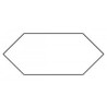 2in Elongated Hexagon Papers