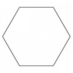 3/4in Hexagon Papers
