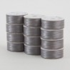 SuperBobs Polyester Bobbin L-Style Gray