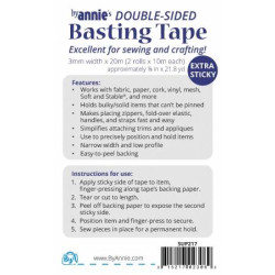 ByAnnie's Double Sided Basting Tape 1/8in x 21-4/5yds