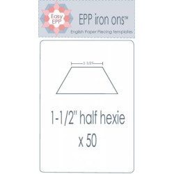 1-1/2in half Hexagon EPP...