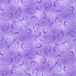Flower House Swirl - Purple